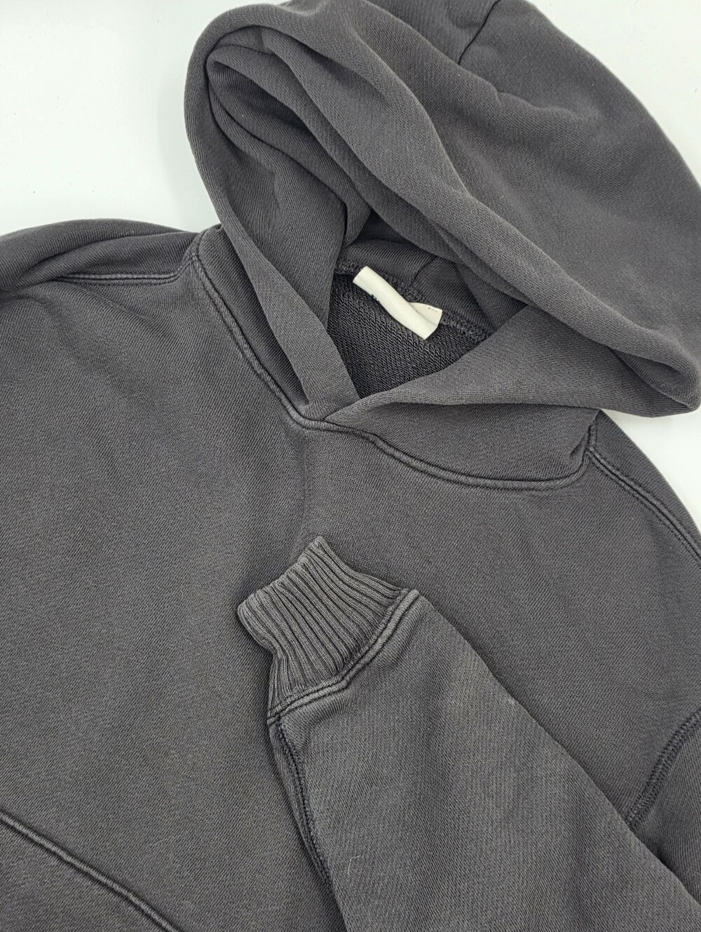 Elwood Heavyweight Pullover Hoodie Sweater Gray XS Men's
